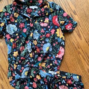 Floral pajama set